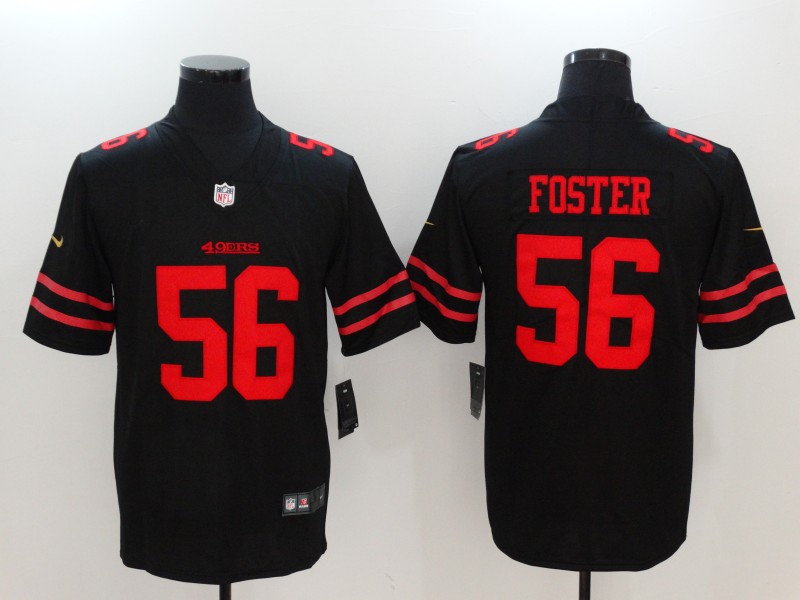 Men's San Francisco 49ers Ruben Foster #56 Black Jersey